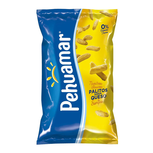 Pehuamar Palitos Salados Queso Cheese Flavor, 200 g / 7.05 oz bag