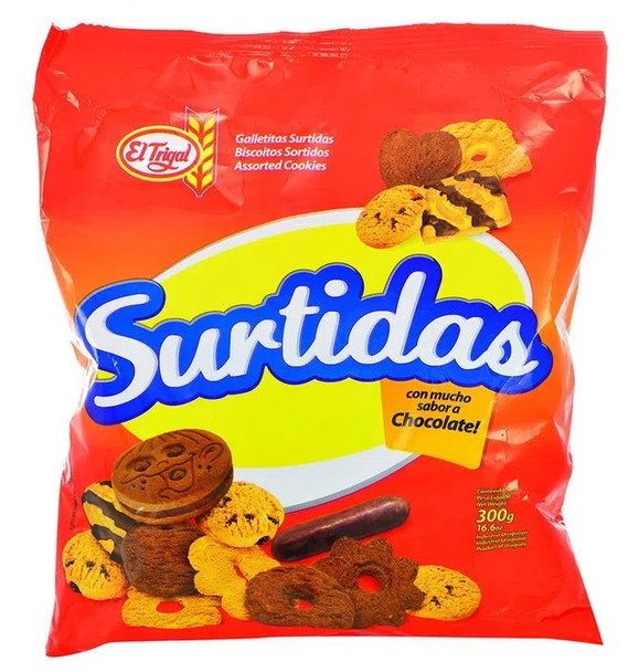 El Trigal Surtidas Galletas Surtidas Assorted Galletitas Vanilla & Chocolate, 300 g / 10.6 oz bag