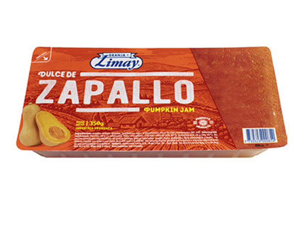 Granja Limay Zapallo Squash Jam Bar, 350 g / 12.34 oz tray