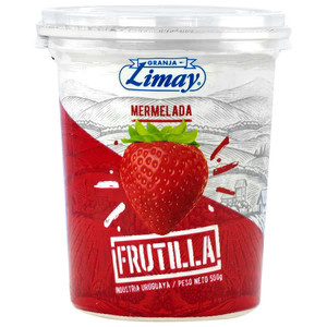 Limay Mermelada de Frutilla Clásica Classic Strawberry Jam, 500 g / 17.63 oz