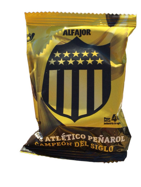 Nativo Alfajor Stuffed with Dulce de Leche Club Atlético Peñarol, 40 g / 1.41 (pack por 18 unidades)