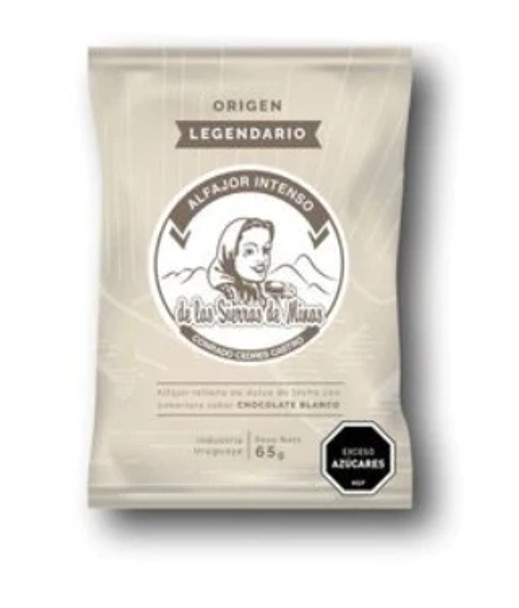 Sierra de Minas Alfajor Legendary White Chocolate, 65 g/2.29 oz (pack of 6)