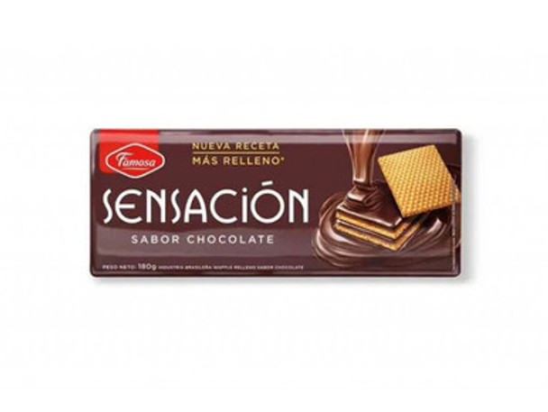 Famosa Sensación Waffle Filled with Chocolate, 180 g / 6.34 oz