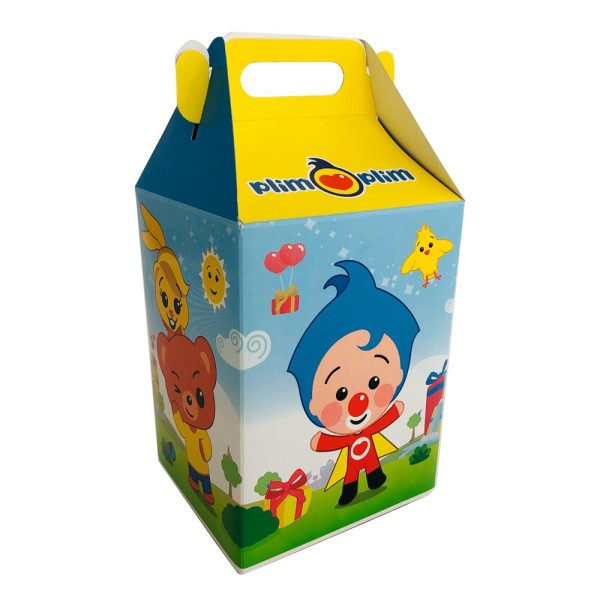 Plim Plim Cajitas Sorpresa Surprise Cardboard Gable Boxes For Birthday (6 units)