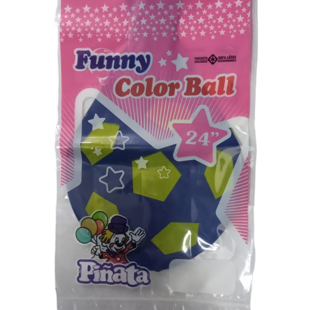 Funny Piñata Balloon Latex Balloon Soccer Team Boca Juniors Ball Simil 24"