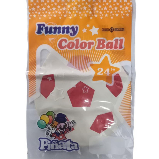 Funny Piñata Balloon Latex Balloon Soccer Team River Plate Ball Simil 24" 