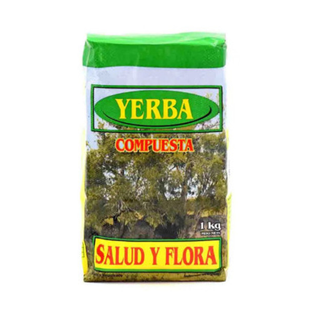 Salud y Flora Compuesta Yerba Mate Compound, 1 kg / 35.27 oz