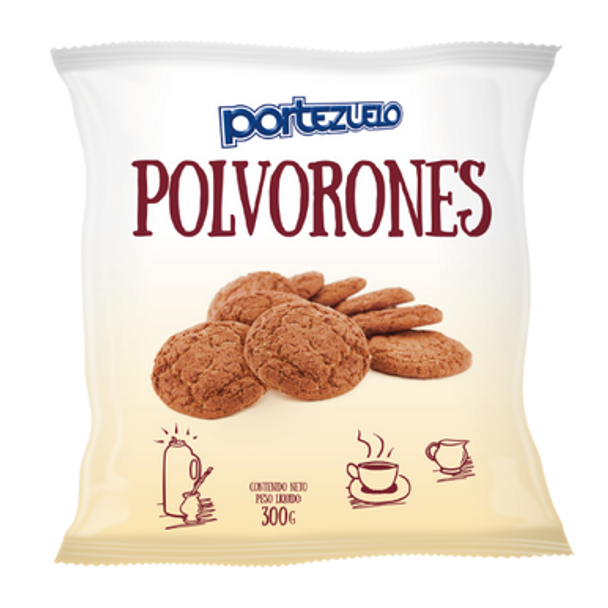 Portezuelo Polvorones Galletas Chocolate Cookies, 300 g / 10.5 oz