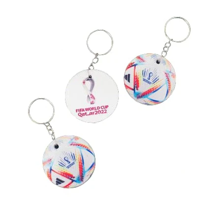 Llavero Pelota del Mundial de Qatar Keychain Design Ball Argentina National Team Qatar 2022 World Cup (pack of 3 units)