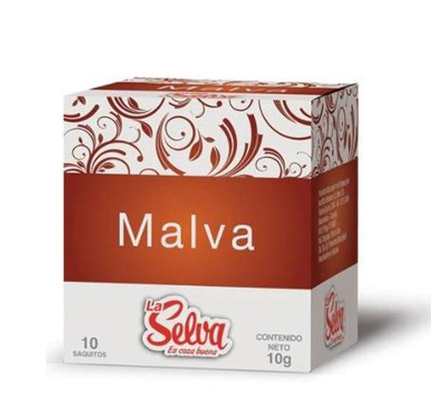 Canarias Té de Malva Mallow Tea In Bags, 1 g / 0.03 oz ea (box of 10 bags)