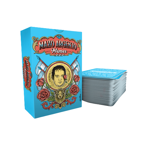Mazo Argento Memes 100% Argentinos 50 Naipes Estilo Argentino Spanish Playing Cards with Original Designs Argentina Style by Poppular