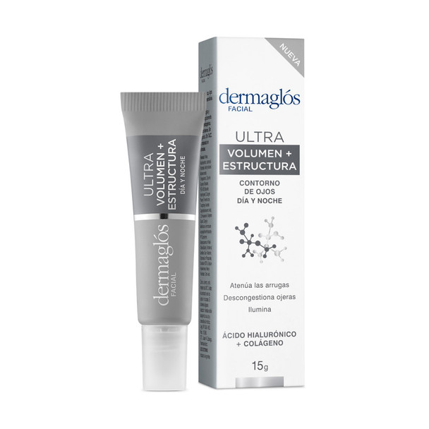 Dermaglós Facial Crema Contorno de Ojos Facial Eye Contour Cream Ultra Volume + Structure, 15 g / 0.25 oz 