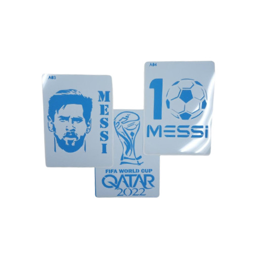 Stencil Surtidos Fifa World Cup Qatar 2022 Assorted Designs (pack of 3)