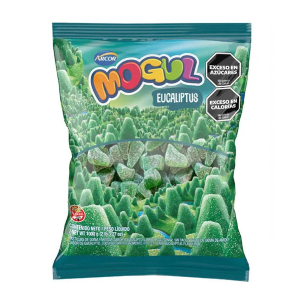 Mogul Gomitas Eucaliptus Eucalyptus Candies Gummies, 1 kg / 2.2 lb bag