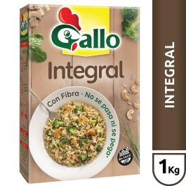 Gallo Arroz Integral Rice - Fiber Source, Easy Digestion,  Gluten Free, 1 k / 35.27 lb