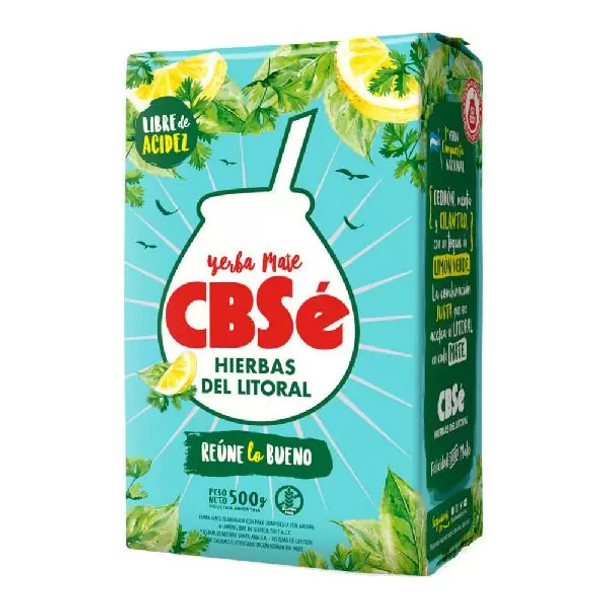 CBSé Yerba Mate Hierbas del Litoral (500 g / 1.1 lb)