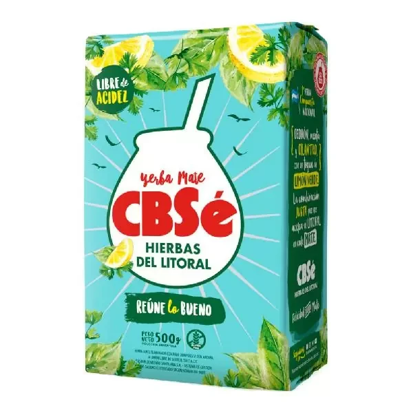 CBSé Yerba Mate Hierbas del Litoral (500 g / 1.1 lb)