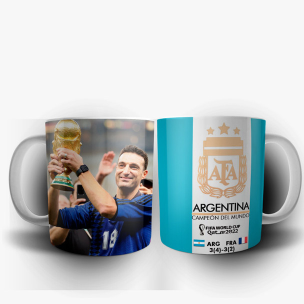 Taza Cerámica Scaloni DT Ceramic Coffee Mug Tea Cup Scaloni DT Qatar Design - Ceramic Cup Printed On Both Sides