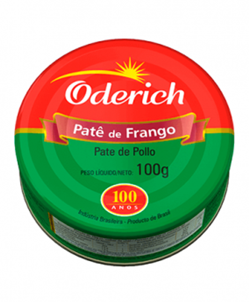 Oderich Paté de Pollo Chicken In Cans From Uruguay, 100 g / 3.5 oz (pack of 3)