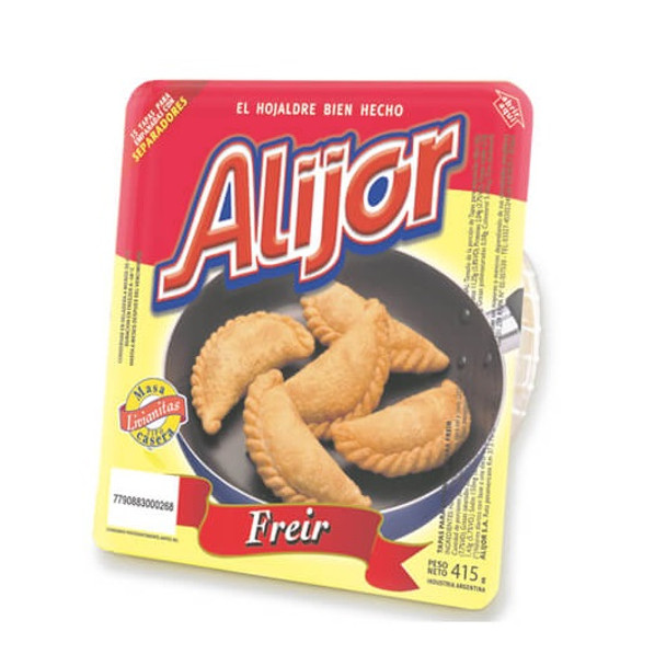 Alijor Tapa De Empanadas Para Freir Empanadas Dough Disc For Frying, 12 discs ea x 6 packs (72 total discs)