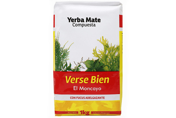 El Moncayo Yerba Mate Compuesta Verse Bien Yerba Mate Verse Bien, 1 kg / 35.27 oz