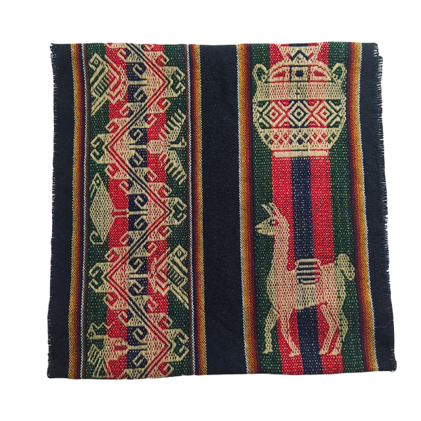 Caminito de Mesa Aguayo Black Mantel Rectangular Table Runner Deco, 115 cm x 30 cm