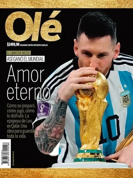 Olé el Libro de Messi: Así Ganó el Mundial Amor Eterno Messi's Book: How He Won the World Cup Eternal Love (Spanish) 