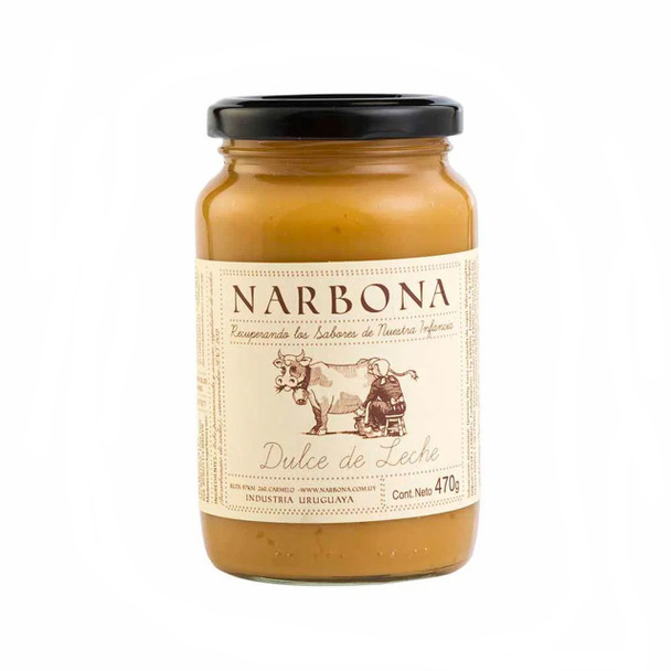Narbona Dulce de Leche Creamy Caramel Dulce de Leche From Uruguay, 470 g / 16.57 oz ea