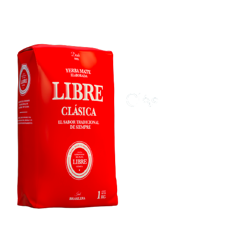 Libre Yerba Mate Clásica Classic Uruguayan Yerba Mate, 1 kg / 35.27 oz
