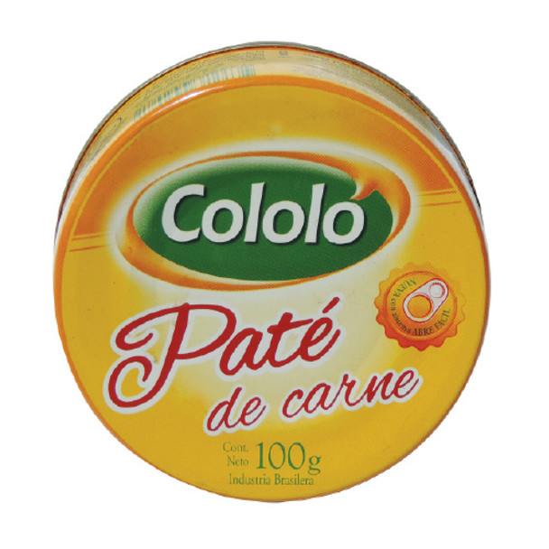 Cololó Paté de Carne Meat Pate, 100 g / 3.52 oz (pack de 3)