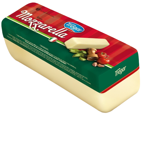 Tregar Mozzarella Cheese Cheese in Last Queso Muzzarella en Horma, 2.7 k / 95.23 oz