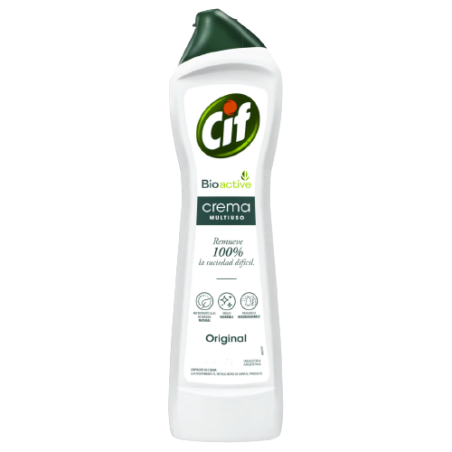 Cif Multi-Purpose Bioactive Cream Cif Original Crema Multiuso Remueve 100% la Suciedad Difícil, 375 g / 13.22 oz