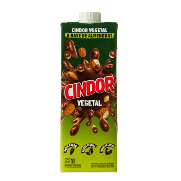 Cindor Chocolatada Almond Milk Vegetable Cindor Based on Almonds Tetrapack, 1 l / 33.8 fl oz