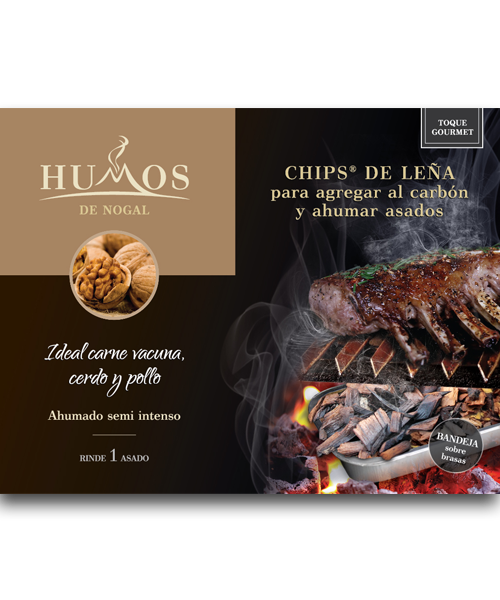 Humos De Nogal Wood Chips To Smoke Barbecue, 140 g / 5 oz