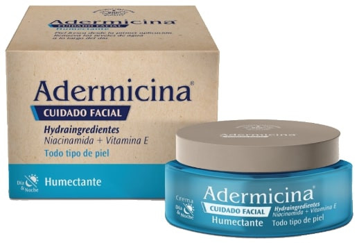 Adermicina Facial Care Hydraingredients Moisturizing Cream for All Skin Types Cuidado Facial Hydraingredientes Humectante, 90 g / 3.17 oz
