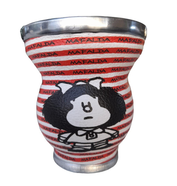 Mafalda Striped Design Matte Glass Mafalda with Bulb Included Assorted Colors Mate Vidrio Mafalda Despeinada