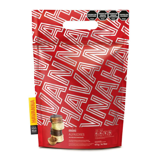 Havanna Mini Alfajores Milk Chocolate and White Chocolate with Dulce de Leche, 475 g / 16.76 oz