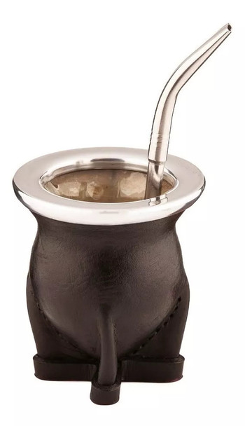 Matesur Glass Mate with Pico de Loro Bombilla Straw Mate Camionero & Bombilla (Various Colors Available)