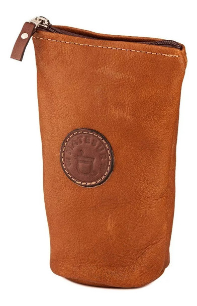 Matesur Buffalo Leather Premium Yerba Mate Holder 500 g + Internal Velcro Yerbera de Cuero Premium de Búfalo