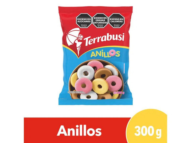 Anillos Terrabusi Galletitas Sweet Ring Cookies, 300 g / 10.58 oz