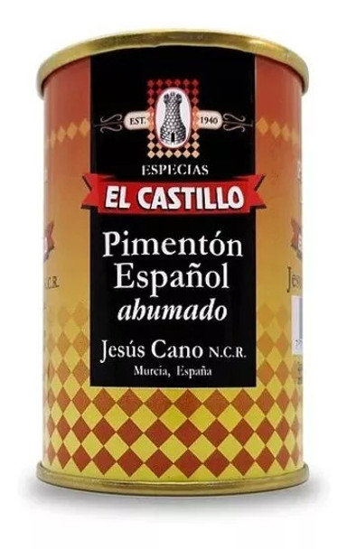 El Castillo Spices Smoked Spanish Paprika Especias Pimentón Español Ahumado, 80 g / 2.82 oz
