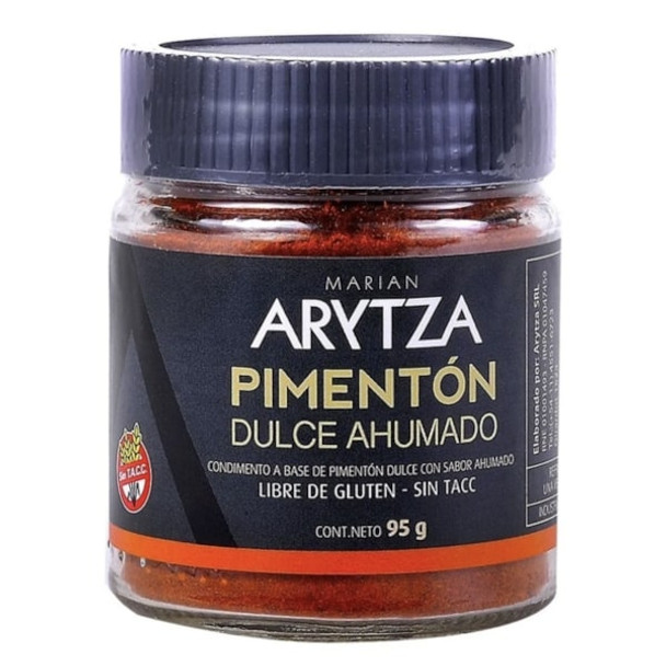 Arytza Ahumado Premium Smoked Sweet Paprika Powder Pimentón Dulce, 95 g / 3.35 oz