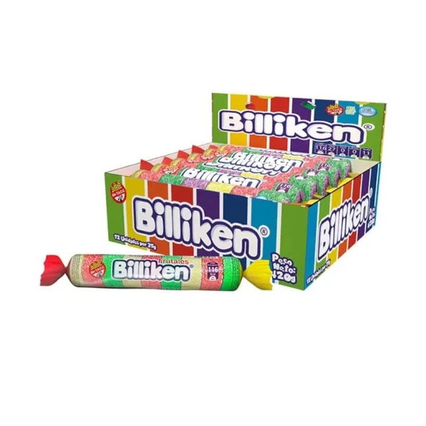 Billiken Fruit Gummies - Delicious Assorted Flavors Gomitas Frutales, 420 g / 14.82 oz (pack of 12)