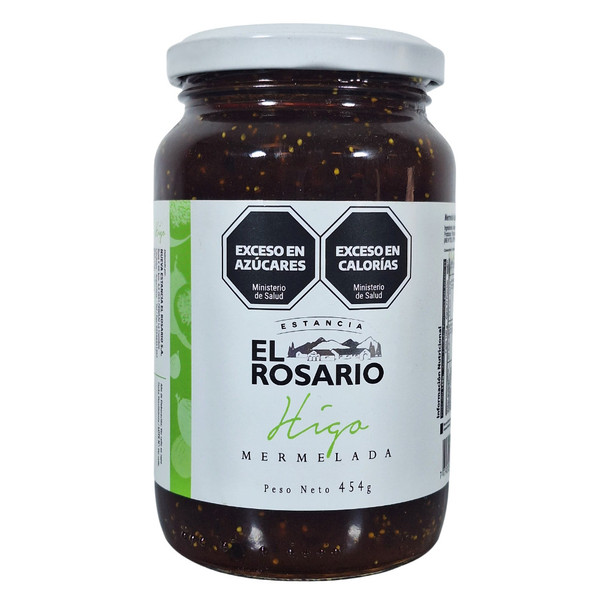 Estancia El Rosario Fig Jam - Traditional Fruit Preserve Mermelada de Higo, 454 g / 16 oz