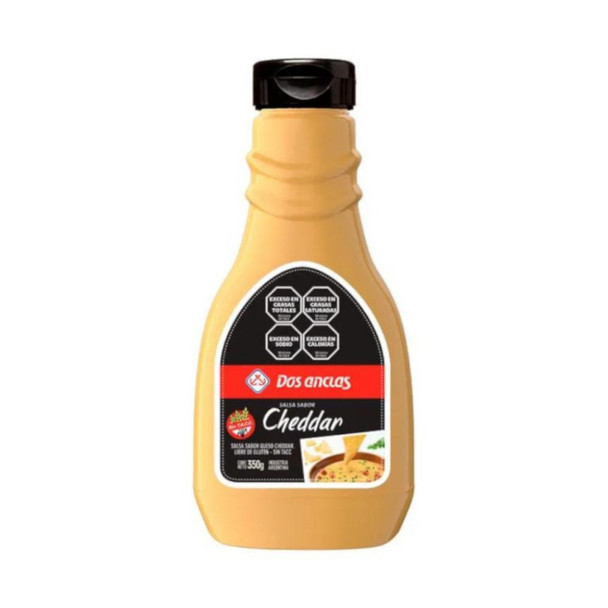 Dos Anclas Gluten-Free Cheddar Sauce Salsa Cheddar, 350 g / 12.34 oz bottle