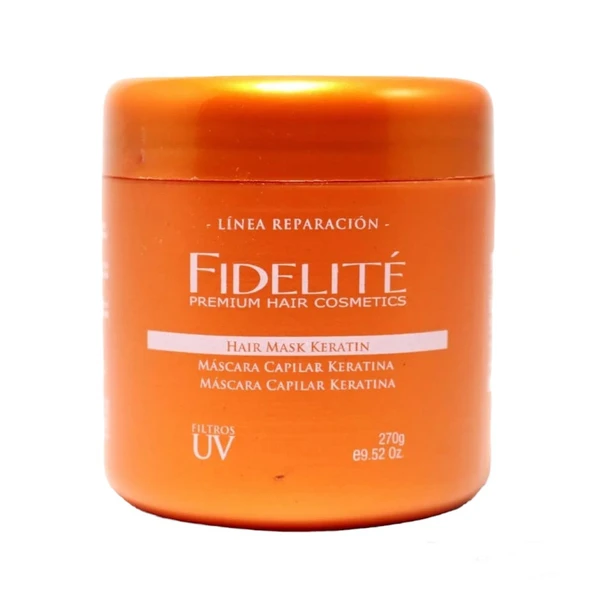 Fidelité Professional Hair Repair Line - Keratin Hair Mask with UV Filter Máscara Capilar Keratina, 270 g / 9.52 oz
