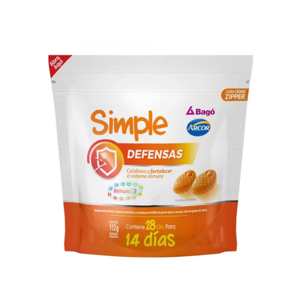 Simple Immunity - Supports Immune System Defensas Colabora a Fortalecer el Sistema Inmune, 112 g / 3.95 oz
