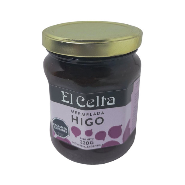 El Celta Fig Jam - Premium Fruit Preserve Mermelada de Higo, 320 g / 11.29 oz