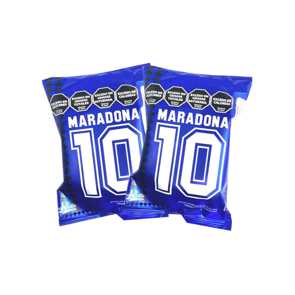 Togi Maradona's Chocolate-Coated Alfajores - Dulce de Leche Filled, 60 g / 2.11 oz (pack of 6)