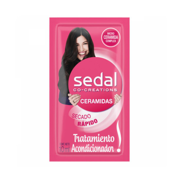 Sedal Ceramides Hair Conditioner Treatment in Sachet Tratamiento Acondicionador, 10 ml / 0.34 fl oz (pack of 6)